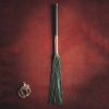 Grøn Skind Flogger -MissGreen Lang