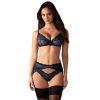 Obsessive Nightly Blue Lingeri Sæt - M/L
