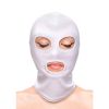 NS Novelties Fetish & Fashion Eyes & Mouth Hood - Hvid