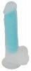 Naturdildo Glow in the Dark med sugekop
