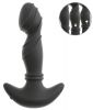 Prostata-vibrator med rimming-massageringe