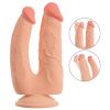 Dobbeltdildo med sugekop