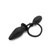 Oppustelig Anal Spade Plug Black