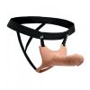 Hollow Strap-on Dildo  Hudfarvet Silikone  15 cm