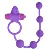 EASYTOYS - PENISRING MED VIBRATION & ANALKUGLER