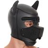 Ouch! Puppy Play Hundehætte i Neopren     - Sort