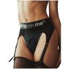 Strap-On-Me Rebel Harness G-streng med Strømpestropper     - Sort - S