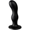 Obaie XL Pointer Silikone Anal Dildo 22 cm   - Black