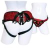 Sportsheets Red Lace Korset Strap-On Harness     - Rød
