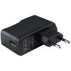 Rimba USB til EU AC Adapter     - Sort