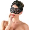 Cottelli Blonde Maske        - Sort - One size