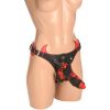 Creature Cocks Horny Devil Strap-on Harness      - SortRød