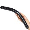 Willie City Realistisk 2-Way Dobbelt Dildo 43 cm    - Sort