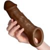 Vixen Creations Colossus Penis Sleeve 23 cm     - Brun