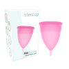 Menstruationskop pink, fda. str. L