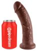 Dildo, 20 cm, med sugekop, Strap-on-kompatibel