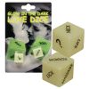 Erotiske "Glow-in-the-dark" Sex Terninger