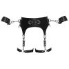 Zado Sort Bondagebælte - L/XL