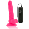 DIVERSIA FLEKSIBEL VIBRERENDE DILDO 18 CM  PINK