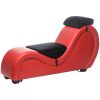 Master Series Kinky Couch Chaiselong       - Rød