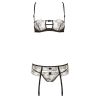 Beauty Night Fashion Philippa Hofteholder Sæt Nude og Sort - L/XL